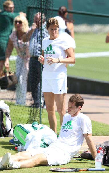 Ed ecco l&#39;ultimo re: Andy Murray con la nuova coach, Amelie Mauresmo